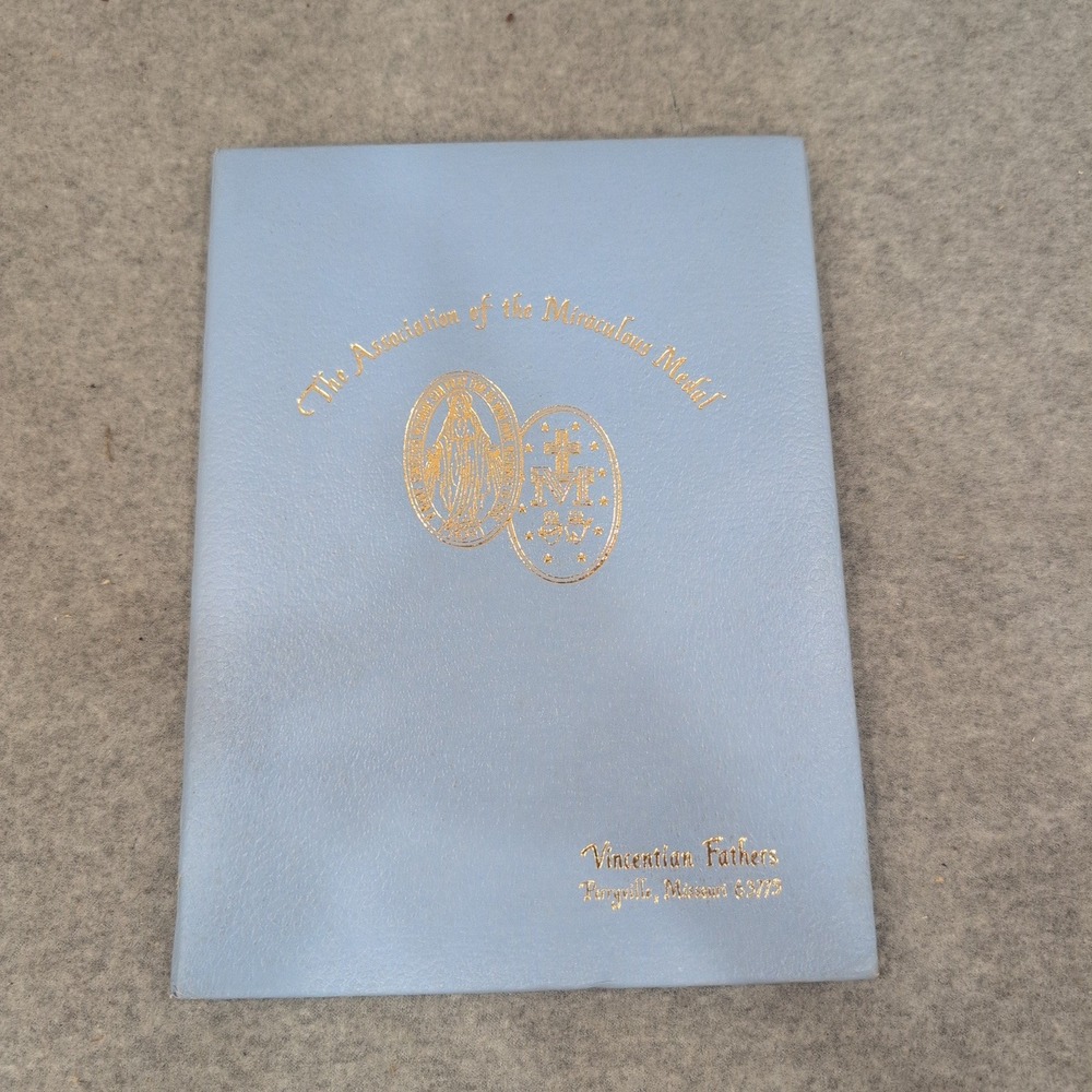 Association of the Miraculous Medal Perpetual Membership Certificate 1991 Blue - Picture 3 of 3